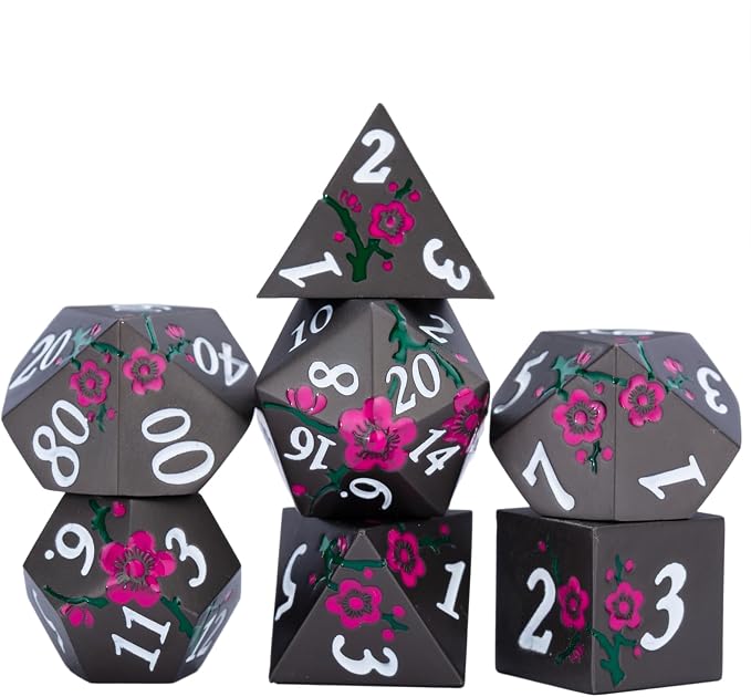Metal DND Dice Set, Solid Metal Dice - Image 3