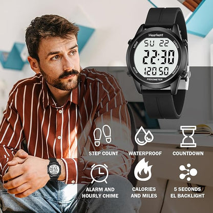 Pedometer Watch for Walking for Senior No App Required - Image 2