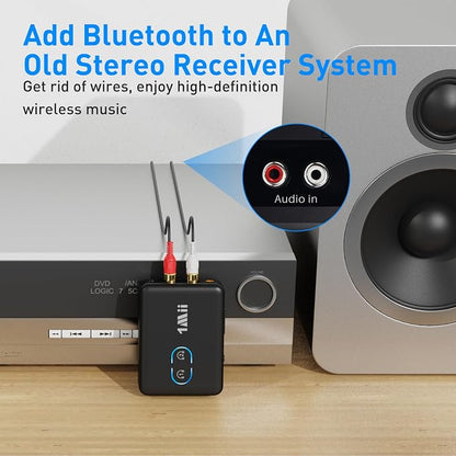 1Mii RCA Bluetooth 5.3 Adapter for TV, 3.5mm AUX Bluetooth Transmitter Receiver - Image 5