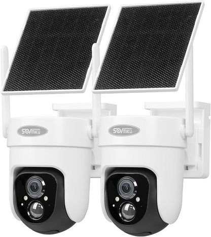Vicohome 2CQ4G 2K AI Solar Security Camera Wireless Outdoor, Battery Powered Cam by sovmiku