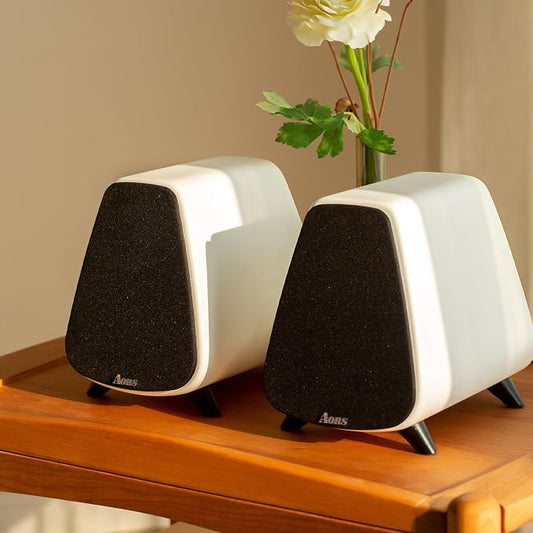 AS31 Active Bookshelf Speakers Bluetooth 5.3, 2-Way Stereo PC Desktop 80W - Image 2