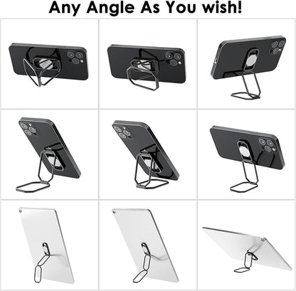 Phone Ring Holder Finger Kickstand, Upgraded 360° Rotation Metal Phone Grip - Image 5