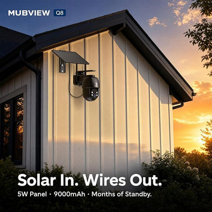 MUBVIEW 24/7 Continuous Recording Wireless Outdoor Security Camera, 2.4G WiFi - Image 7