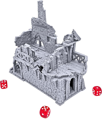 Ruined Port Merchant by Printable Scenery, 3D Printed Tabletop RPG Scenery and - Image 2