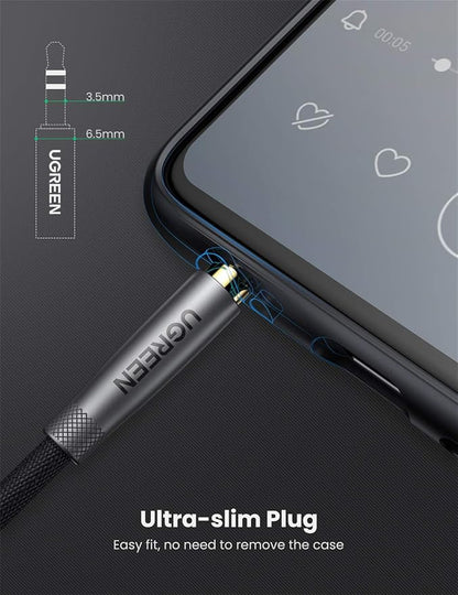 UGREEN 3.5mm Audio Cable Nylon Braided Aux Cord Male to Male Stereo Hi-Fi Sound - Image 8