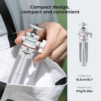 K&F Concept Selfie Stick Tripod, 360 Degree Rotation Mini Phone Stand - Image 5