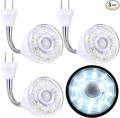 Yahenda 3 Pack Motion Activated LED Night Light Plug in Smart Dusk Dawn Sensor by Yahenda