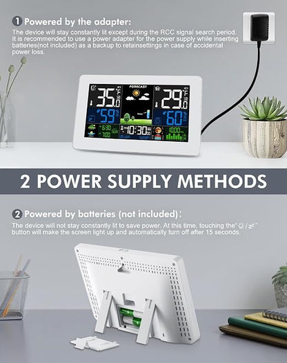 Weather Station Wireless Indoor Outdoor, Digital Thermometer - Image 6