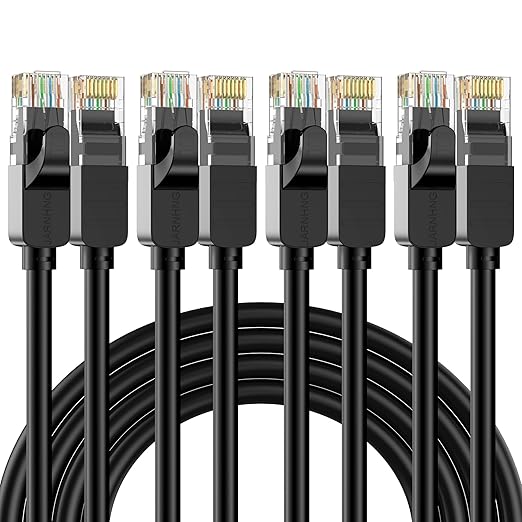 Cat 6 Ethernet Cable 15 ft, Indoor/Outdoor High Speed 10Gbps Internet Cable by Unknown