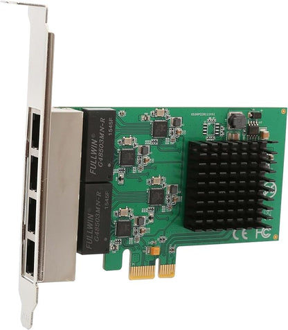 4 Port Quad Gigabit Ethernet PCI Express 2.1 PCI-E x1 Network Interface Card by Syba