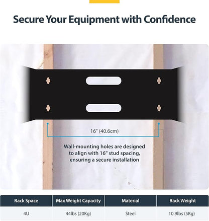 StarTech.com 4U Wall Mount Network Rack - Image 4