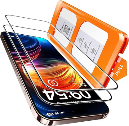 TOCOL for iPhone 16 Pro Max Screen Protector 9H Hardness Military Grade by TOCOL