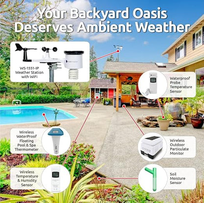 Ambient Weather WS-1553-IP Smart Wireless Weather Station - Image 5