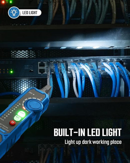 TESMEN TLP-900AR Network Cable Tester, Continuity, RJ11 RJ45, - Image 6