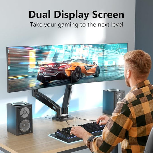 WALI Dual Monitor Mount, Monitor Arms - Image 2