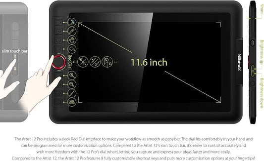 XPPen Artist12 Pro 11.6" Drawing Tablet - Image 2