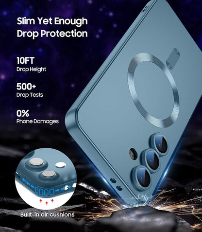 Magnetic for Samsung Galaxy S25 Plus Case Slim Soft Silicone Bumper Shockproof - Image 5