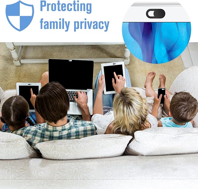 Laptop Camera Cover Slide, 8 Pack Ultra-Thin Webcam Cover, Compatible - Image 6