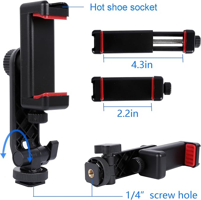 Phone Tripod Mount Adapter, - Image 3