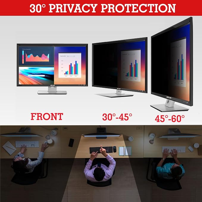 35 Inch Privacy Screen Filter for 21:9 Curved Ultrawide Monitor | Privacy - Image 3