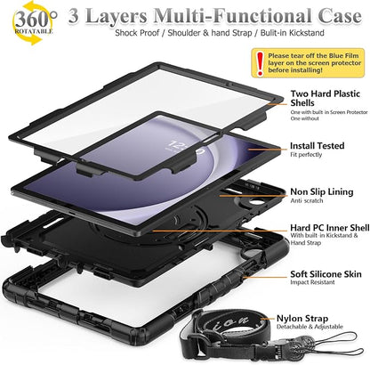SEYMAC stock Case for Samsung Galaxy Tab A9 8.7'', Full-Body Drop Protection - Image 8