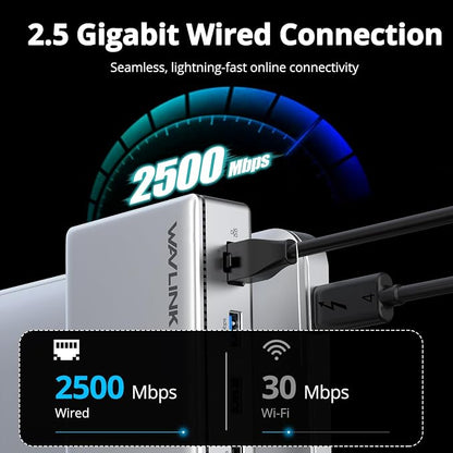 WAVLINK Thunderbolt 4 Hub with Dual HDMI 4K@60Hz, 100W Charging, Thunderbolt - Image 7