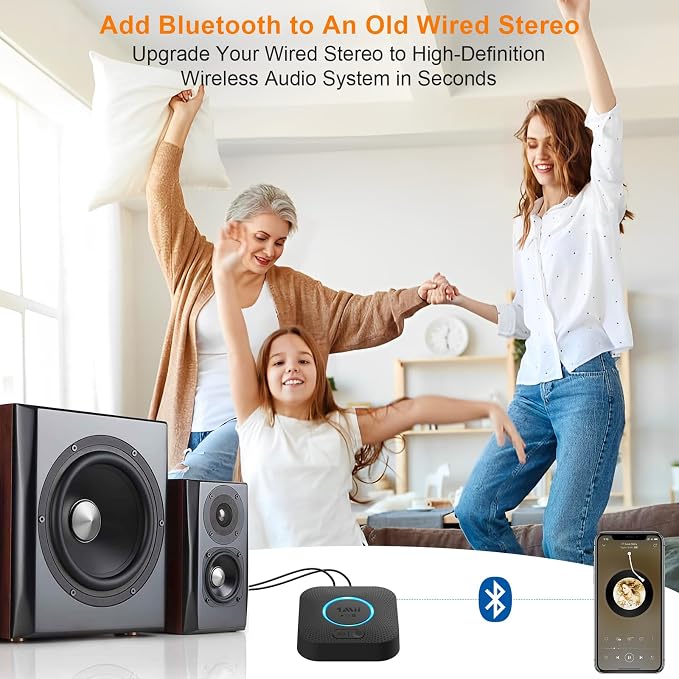 1Mii B06 Plus Bluetooth Receiver, HiFi Wireless Audio Adapter - Image 2