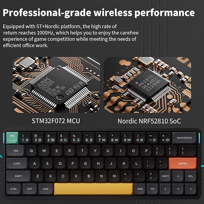 nuphy Air60 V2 Portable Wireless Keyboard 60% Low Profile Mechanical Keyboard - Image 6