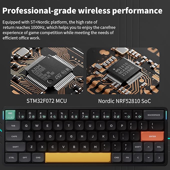 nuphy Air60 V2 Portable Wireless Keyboard 60% Low Profile Mechanical Keyboard - Image 5