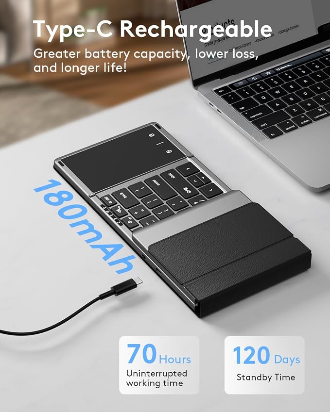 Samsers Foldable Bluetooth Keyboard - Image 4