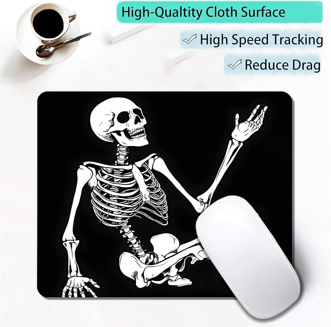 Cool Funny Skull Custom Mouse Pad - Image 3