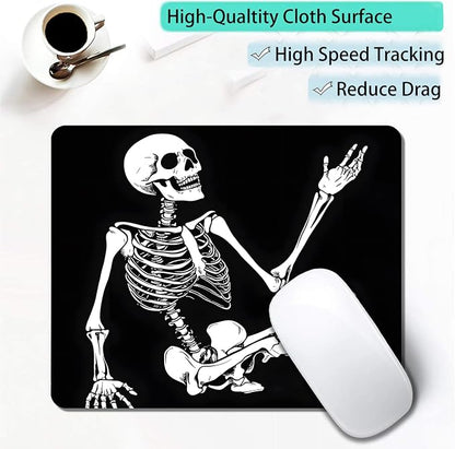 Cool Funny Skull Custom Mouse Pad - Image 3