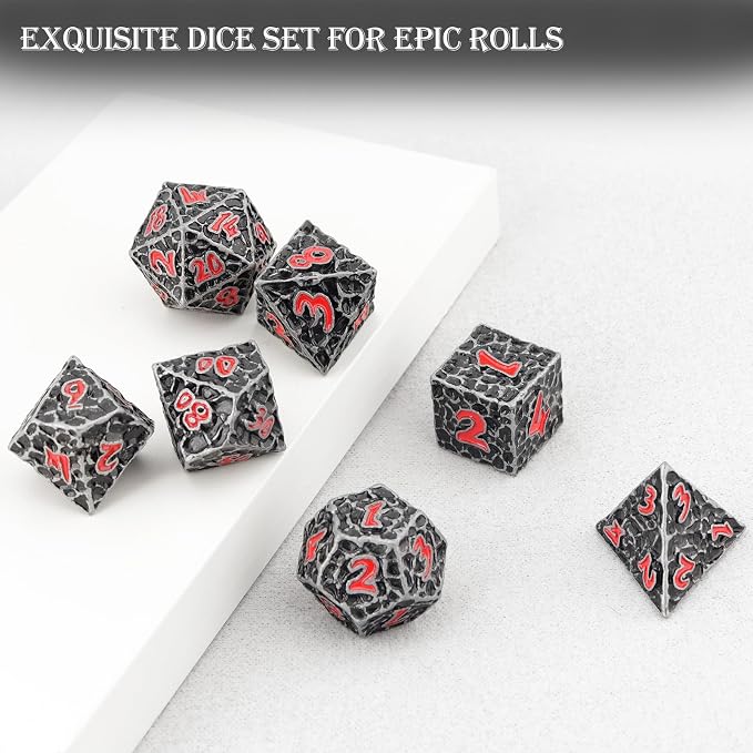 Haxtec DND Dice Set Polyhedral D&D Dice Compatible - Image 9