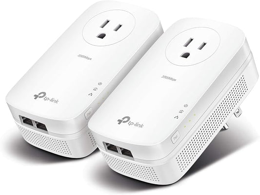 TP-Link AV2000 Powerline Ethernet Adapter TL-PA9020P KIT by TP-Link