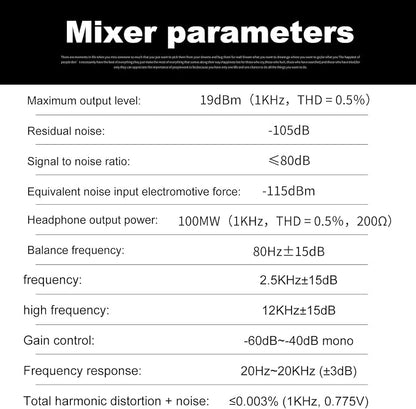 G-MARK MK800MP3 Professional Audio Mixer Sound Board 8 Channels Mixing Console - Image 7