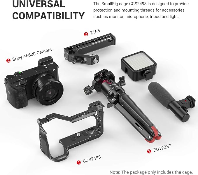 SMALLRIG Cage for Sony Alpha A6600/ILCE 6600 Mirrorless Camera - Image 7