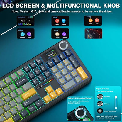 AULA F108 PRO - Wireless Mechanical Keyboard - Image 3