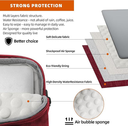 KINGSLONG Slim 17.3 inch Laptop Bag Sleeve Carrying Case - Image 4