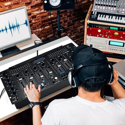 Pyle 6 Channel Mixer DJ Controller - Image 6