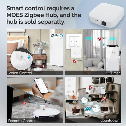 MOES Zigbee Fingerbot Plus, No Wiring Switch Smart Button Pusher, Upgrade - Image 5