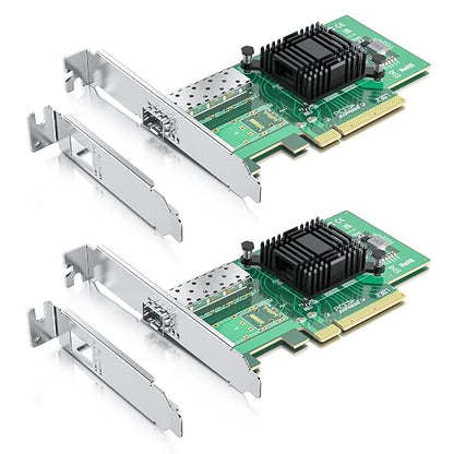 10Gtek 10Gb PCI-E NIC Network Card, Single SFP+ Port, by 10Gtek