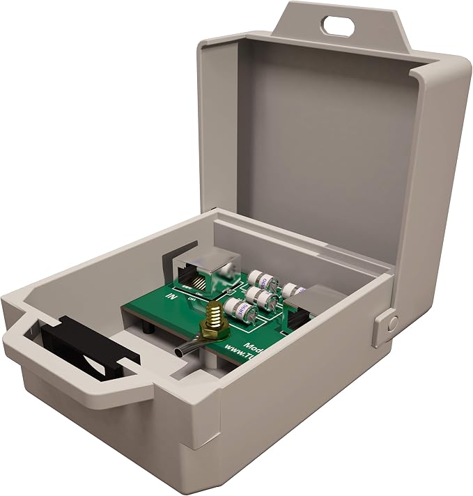 Tupavco TP303 Ethernet Surge Protector Outdoor by TupavcoLLC