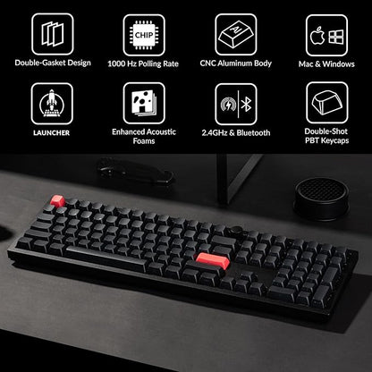 Keychron Q6 Max QMK/LUANCHER Wireless Bluetooth/2.4GHz/USB-C Wired Custom - Image 2