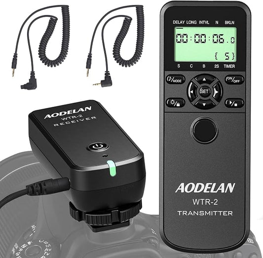 AODELAN Wireless Remote Control Shutter Release Timer intervalometer by AODELAN