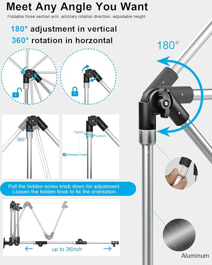 Tablet Wall Mount, 360 Degree Angle Adjustable - Image 4