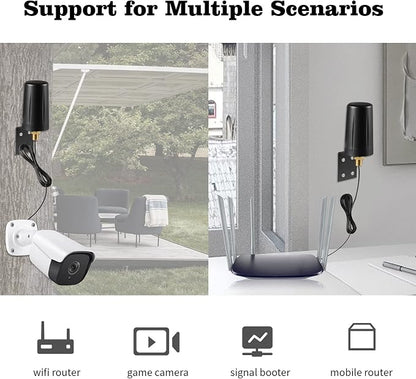 Outdoor 7dBi Dual Band 2.4GHz 5GHz 5.8GHz Long Range WiFi Booster Antenna - Image 6