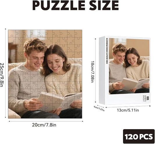 Custom Puzzles from Photos, Personalized Natural Wood Puzzle - Image 2