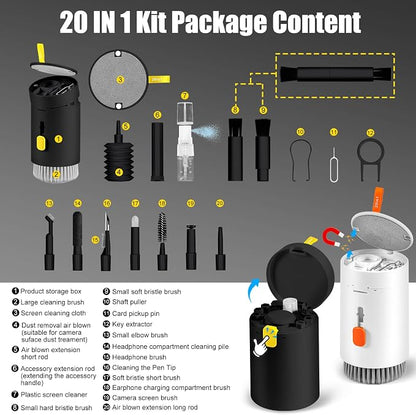 walrfid 2 Pack Laptop Phone Screen Cleaner Kit, Computer Keyboard Brush - Image 2