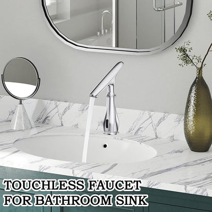 Touchless Bathroom Faucet, Automatic Motion Sensor Chrome Faucet - Image 3