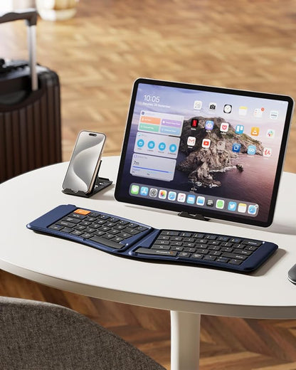 ProtoArc Ergonomic Foldable Keyboard, XK03 Split Folding Travel Bluetooth - Image 6